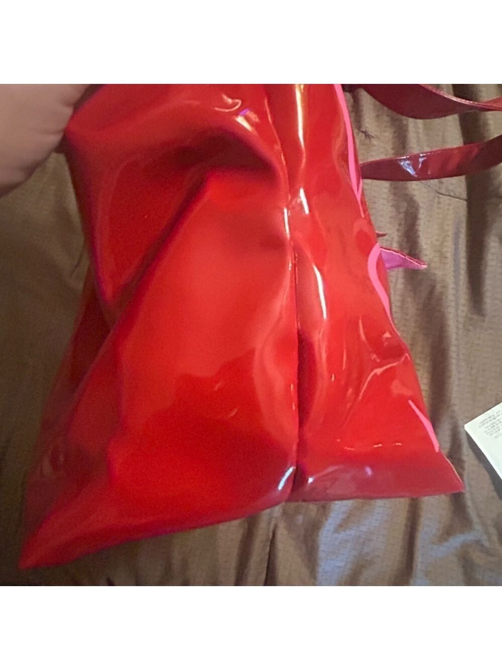 Victoria secret tote bag patent bag - Picture 8 of 11